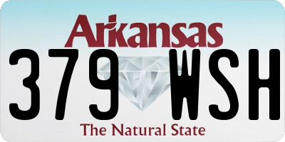 AR license plate 379WSH