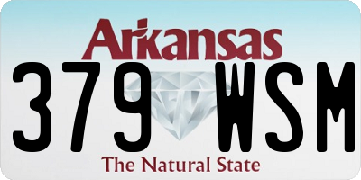 AR license plate 379WSM