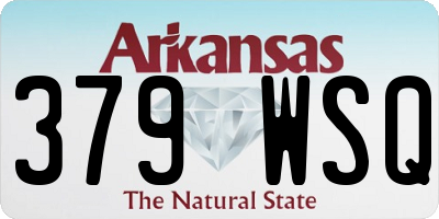 AR license plate 379WSQ