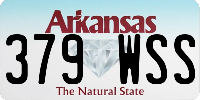 AR license plate 379WSS