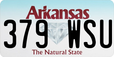 AR license plate 379WSU