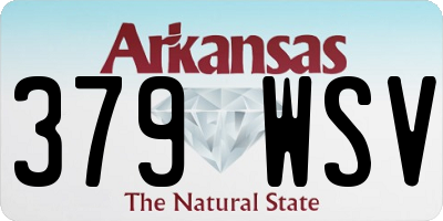 AR license plate 379WSV