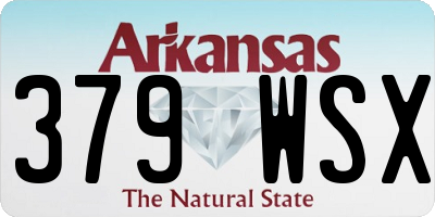 AR license plate 379WSX