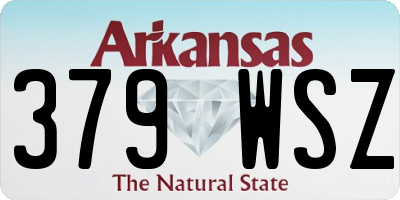 AR license plate 379WSZ