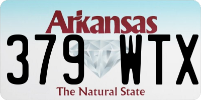 AR license plate 379WTX