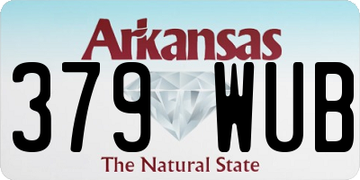 AR license plate 379WUB