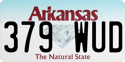 AR license plate 379WUD