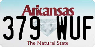 AR license plate 379WUF