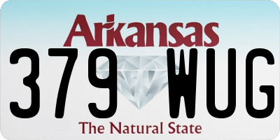 AR license plate 379WUG