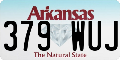 AR license plate 379WUJ