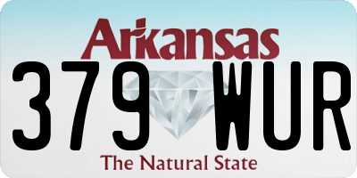 AR license plate 379WUR