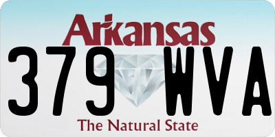 AR license plate 379WVA