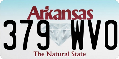 AR license plate 379WVO