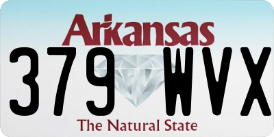 AR license plate 379WVX