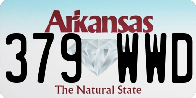 AR license plate 379WWD