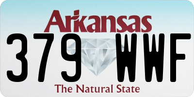 AR license plate 379WWF