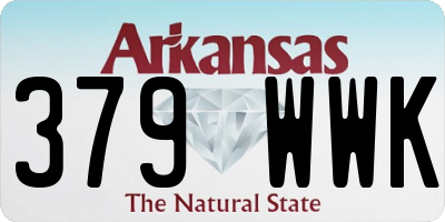 AR license plate 379WWK