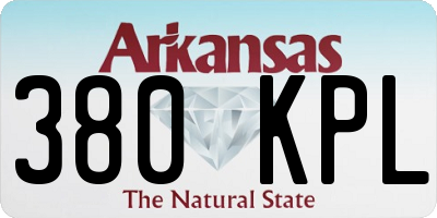 AR license plate 380KPL