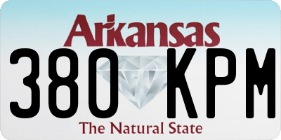 AR license plate 380KPM