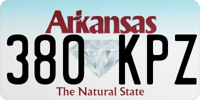 AR license plate 380KPZ