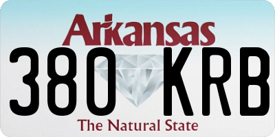 AR license plate 380KRB