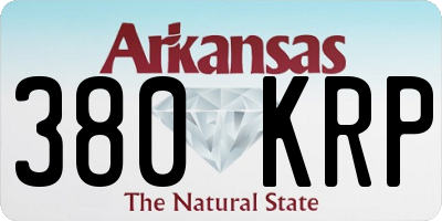 AR license plate 380KRP