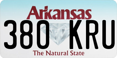 AR license plate 380KRU