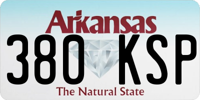 AR license plate 380KSP