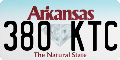 AR license plate 380KTC