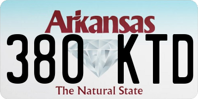 AR license plate 380KTD
