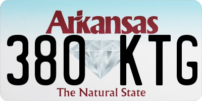 AR license plate 380KTG