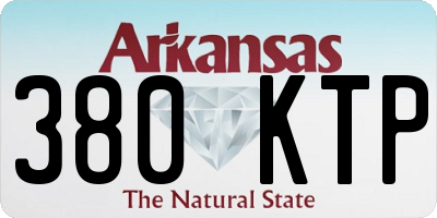 AR license plate 380KTP