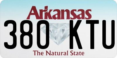 AR license plate 380KTU