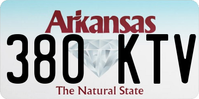 AR license plate 380KTV