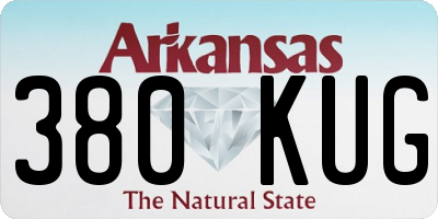 AR license plate 380KUG