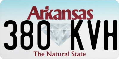 AR license plate 380KVH