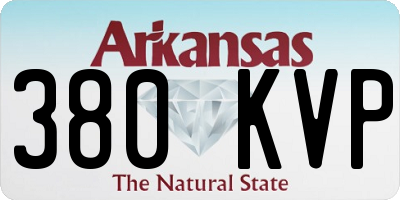 AR license plate 380KVP