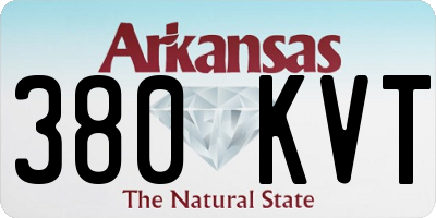 AR license plate 380KVT