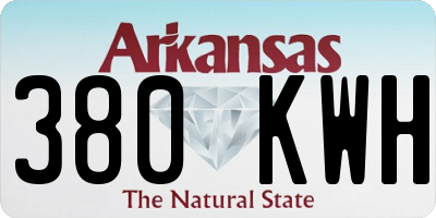 AR license plate 380KWH