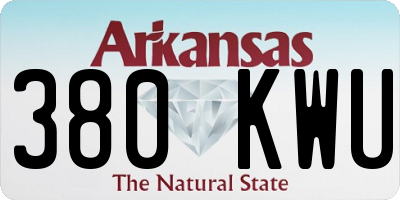 AR license plate 380KWU