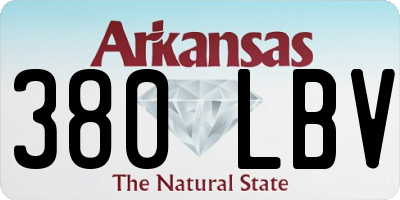 AR license plate 380LBV