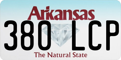 AR license plate 380LCP