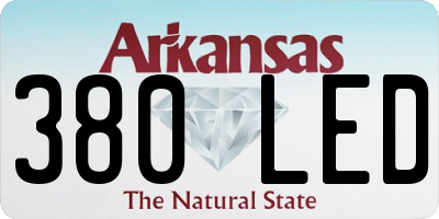 AR license plate 380LED