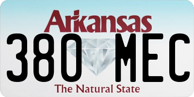 AR license plate 380MEC
