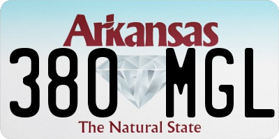 AR license plate 380MGL