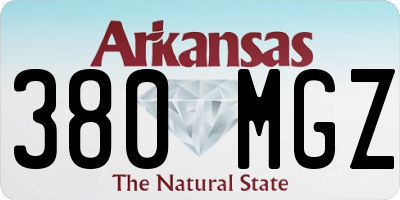 AR license plate 380MGZ