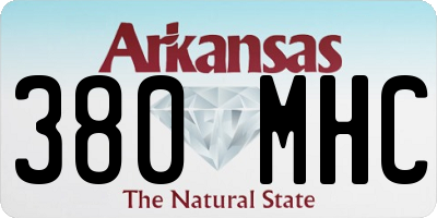 AR license plate 380MHC