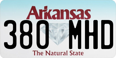 AR license plate 380MHD