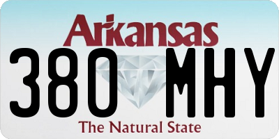 AR license plate 380MHY
