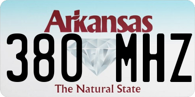 AR license plate 380MHZ